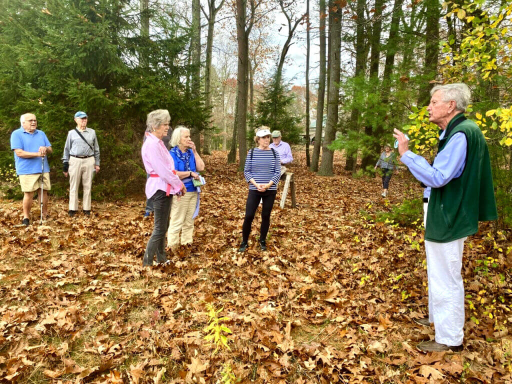 Peter Alden discusses the woods.