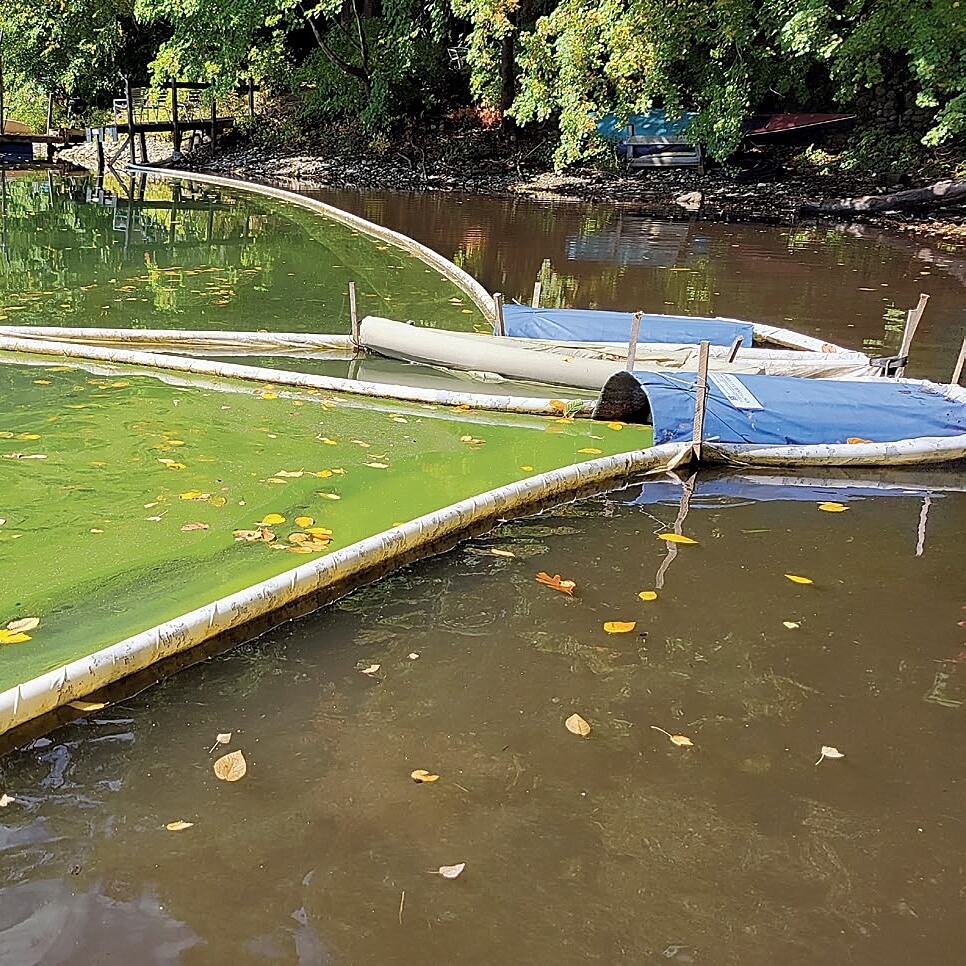 APODS at work on White Pond. - Courtesy photos